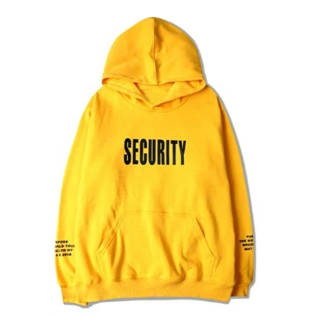 BTS RM Yellow Security Hoodie